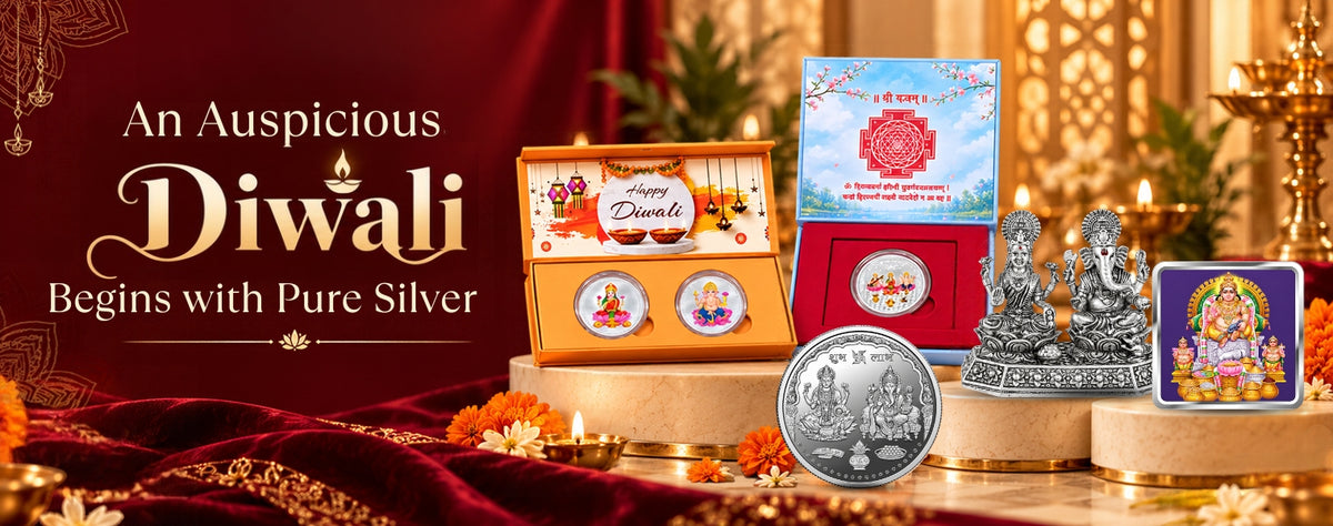Diwali silviya silver coin collection