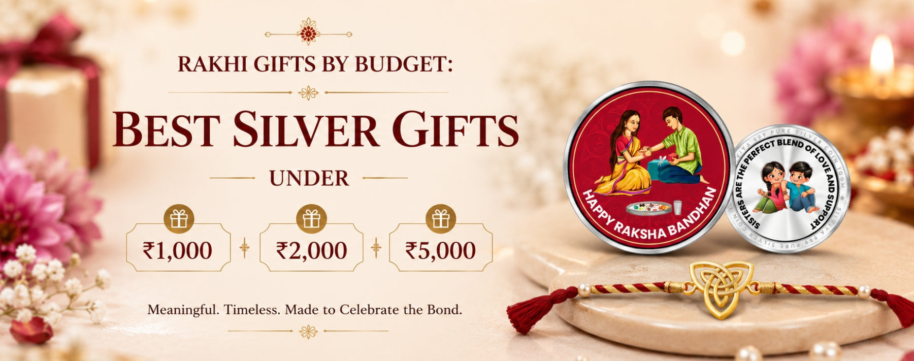 Rakhi Gifts by Budget: Best Silver Gifts Under ₹1,000, ₹2,000 & ₹5,000