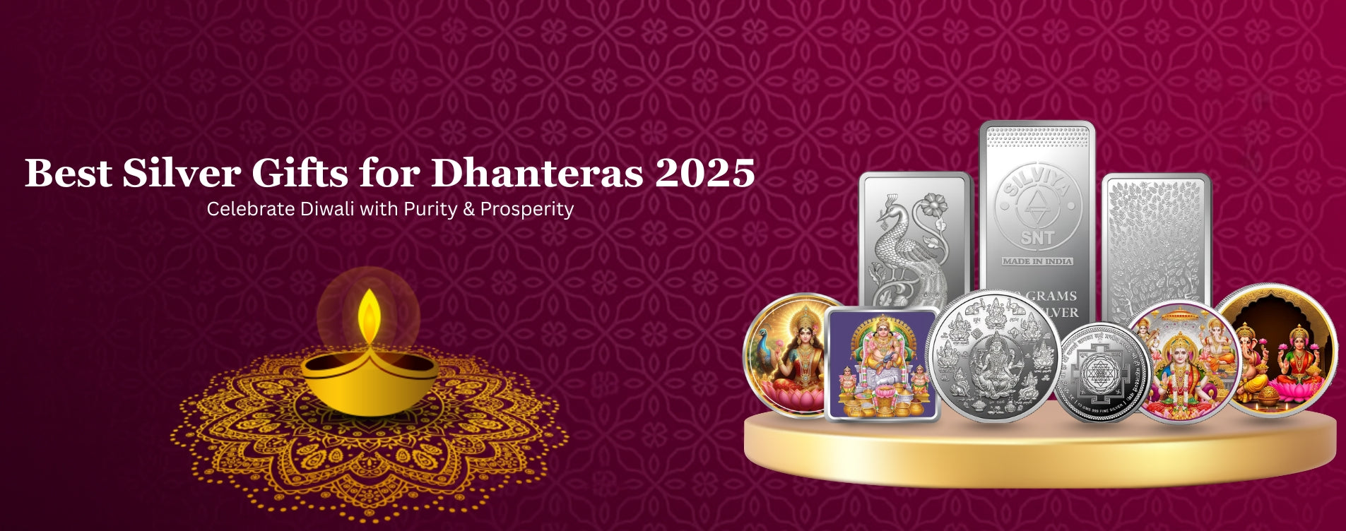 Best Silver Gifts for Dhanteras 2025: Celebrate Diwali with Purity & Prosperity