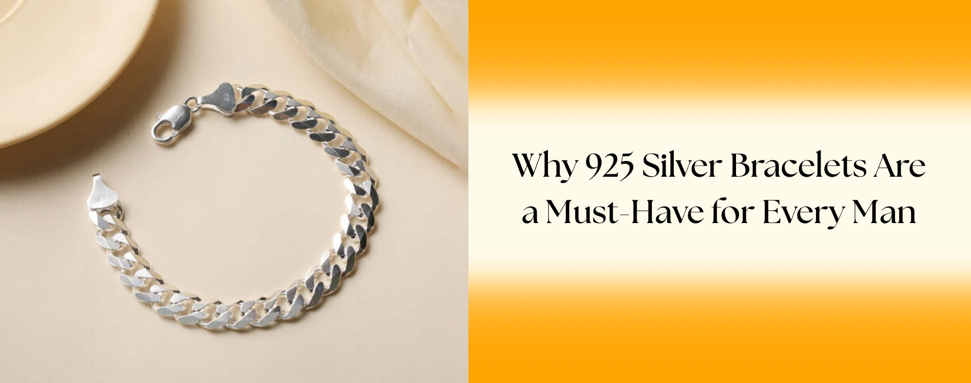 Why 925 Silver Bracelets Are a Must-Have for Every Man