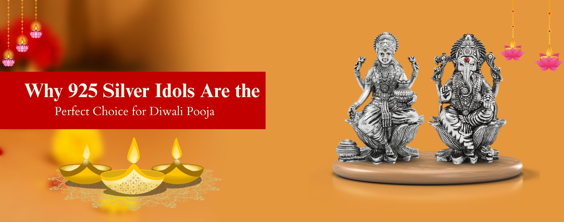 Why 925 Silver Idols Are the Perfect Choice for Diwali Pooja