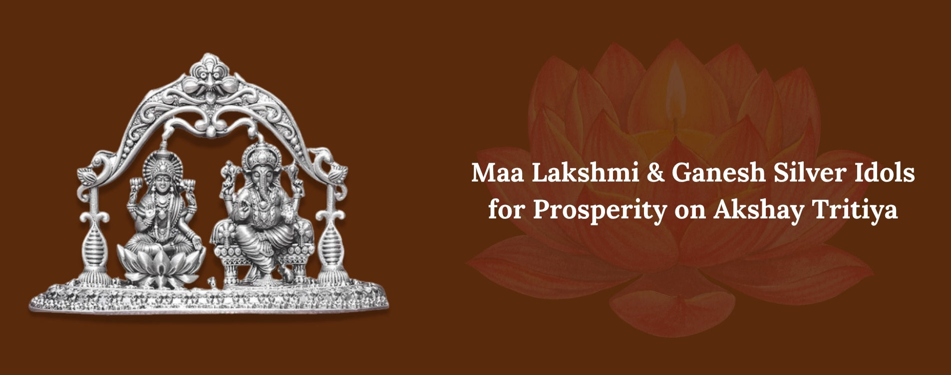 Maa Lakshmi & Ganesh Silver Idols for Prosperity on Akshay Tritiya