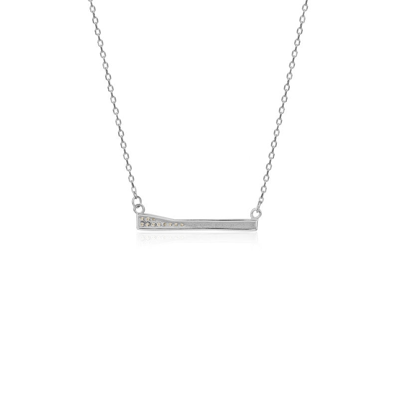 925 Silver Cuboid Bar Pendant