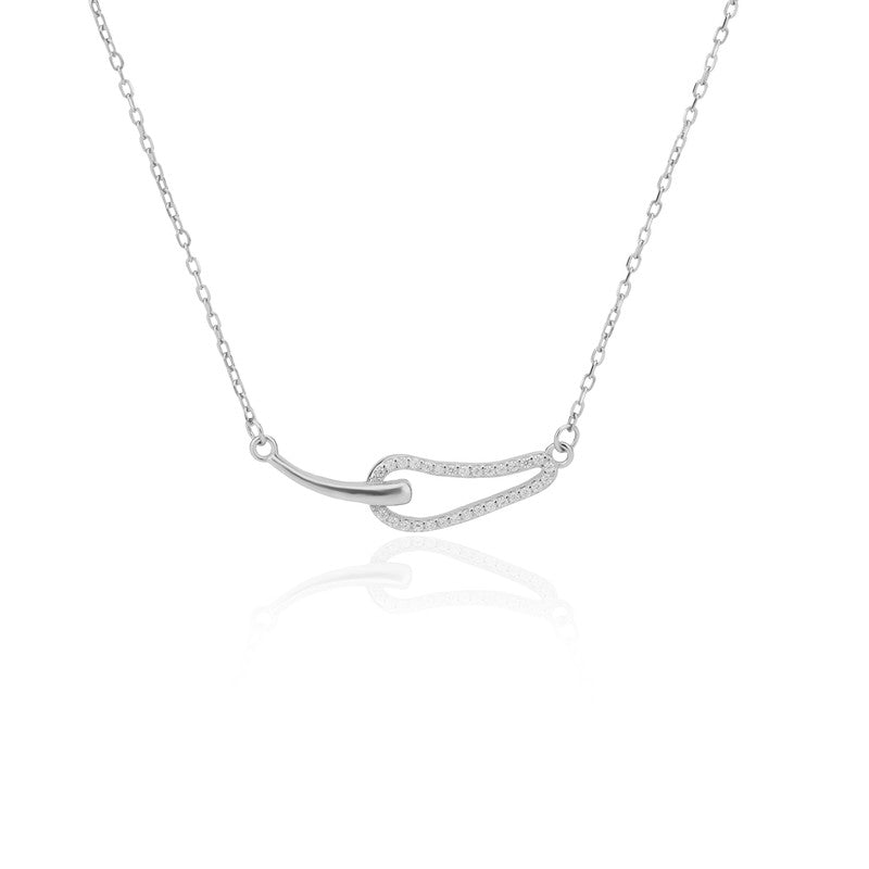 925 Silver Interlocking Pendant