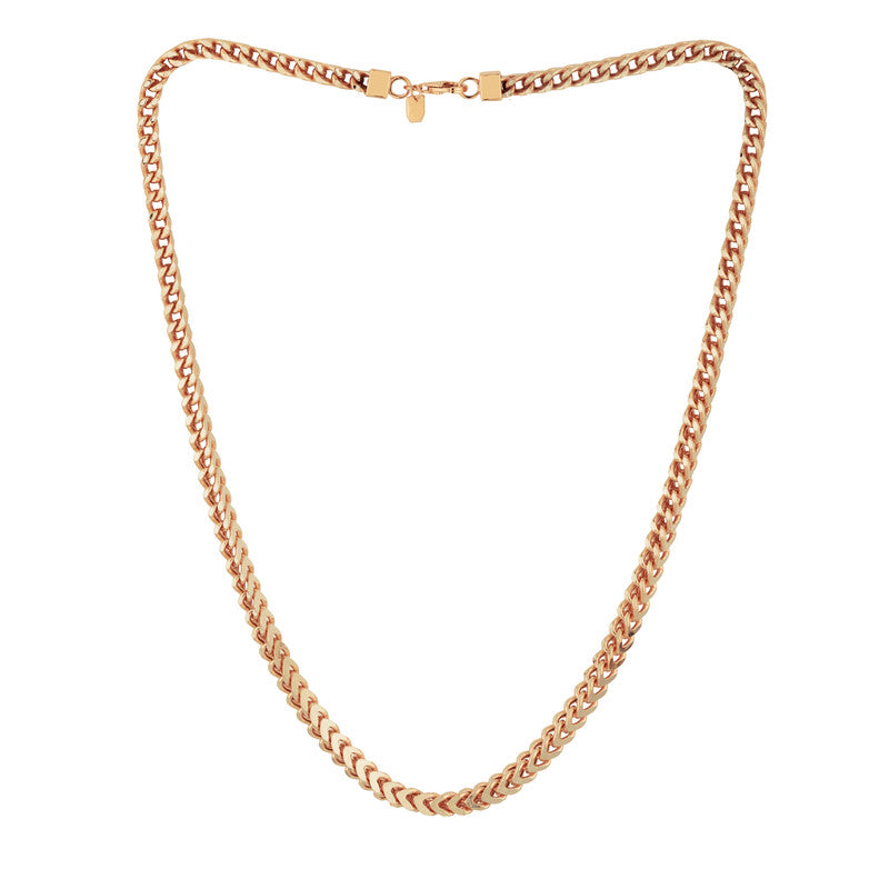 Classy Marvel 925 Silver Rose Gold Chain