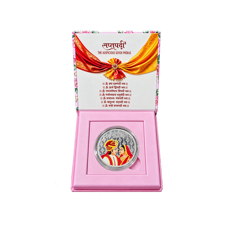 Wedding Anniversary 999 Pure Silver Coin With Gift Box