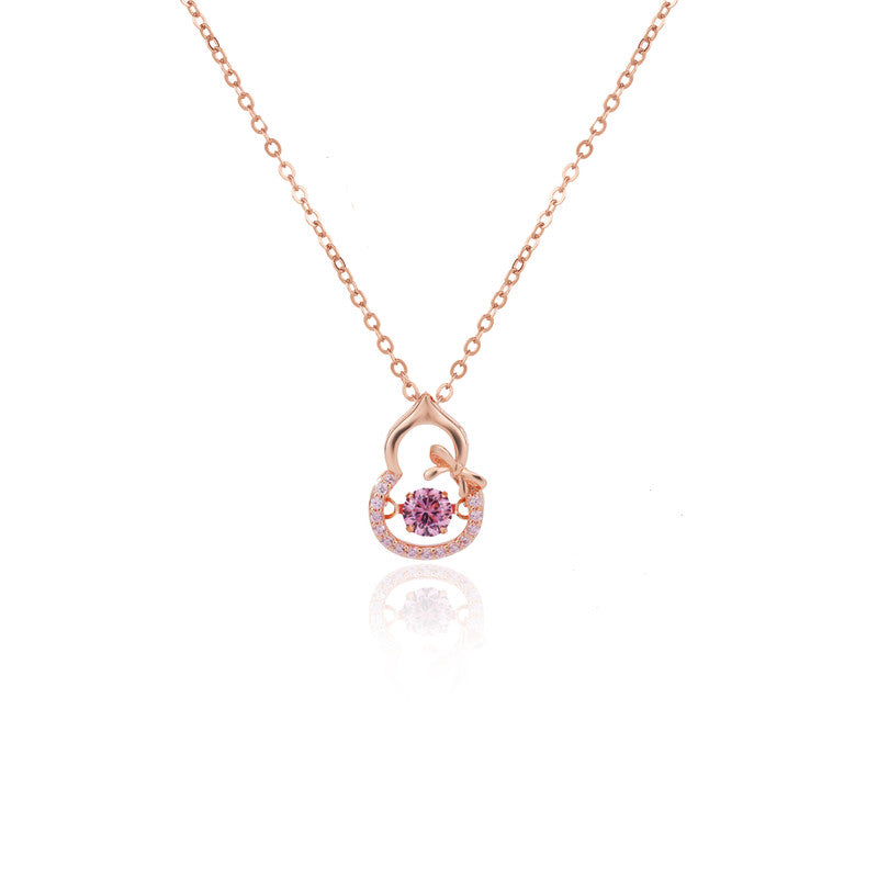 Rose Gold Pot Shape 925 Silver Pendant