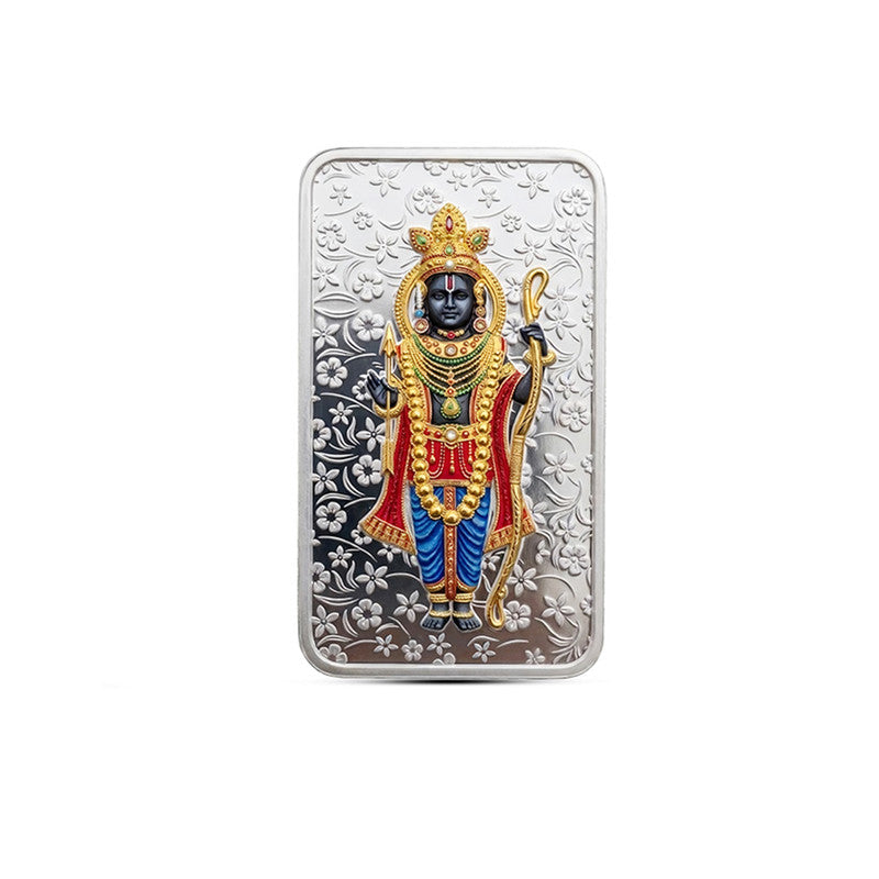 Shri Ram Ji 999 Pure Silver Bar With Gift Box