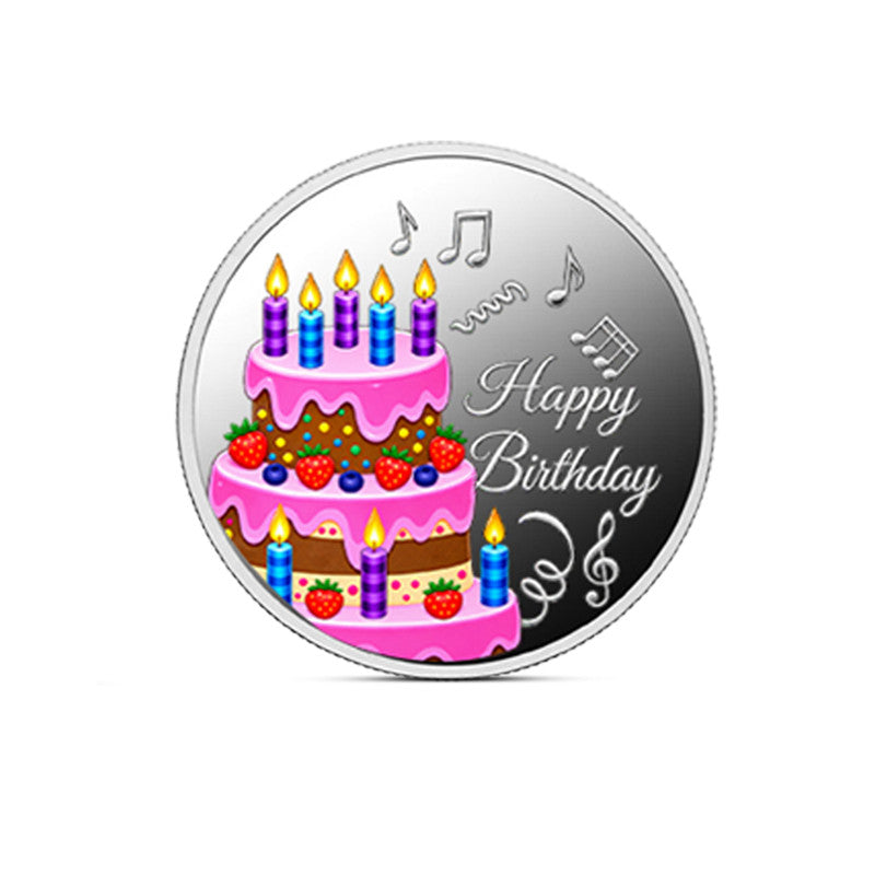 Happy Birthday 999 Pure Silver Coin With Gift Box