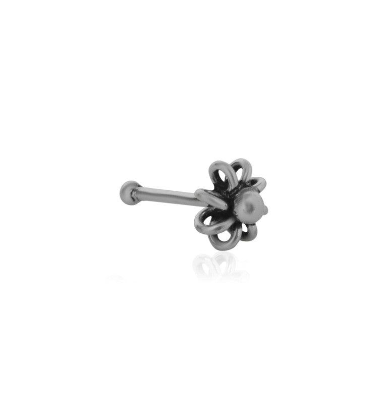 925 Sterling Silver Mohak Nose Pin