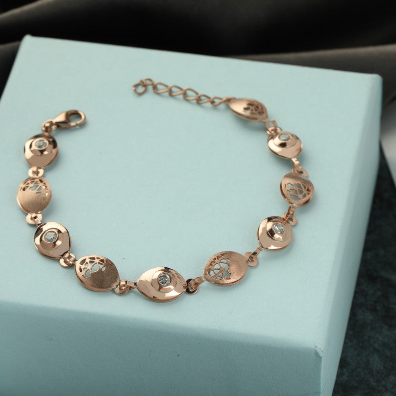 Hexa Oval Silver Bracelet