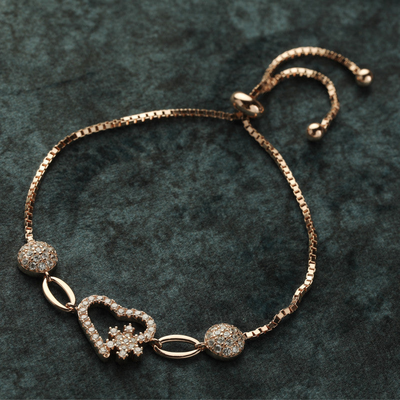 Rich Heart Chain Bracelet