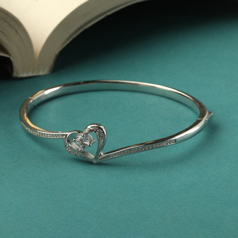 925 Silver Lovely Heart Bracelet