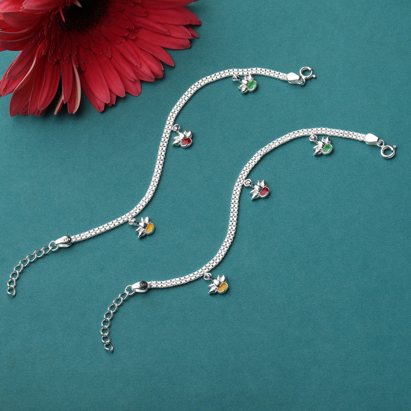 Baby Girl Silver Anklet