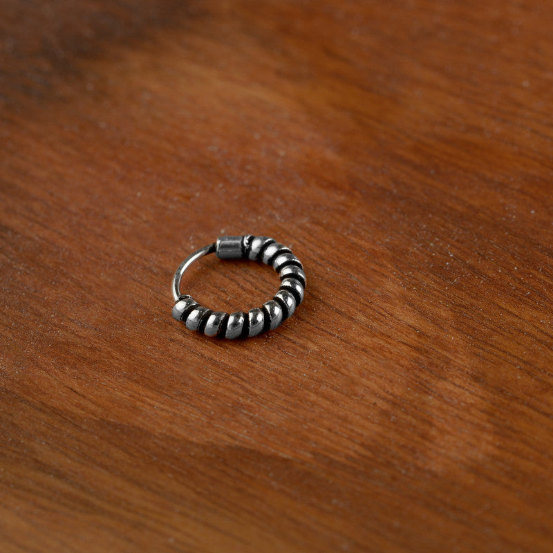 925 Oxidised Rasiya Nose Ring