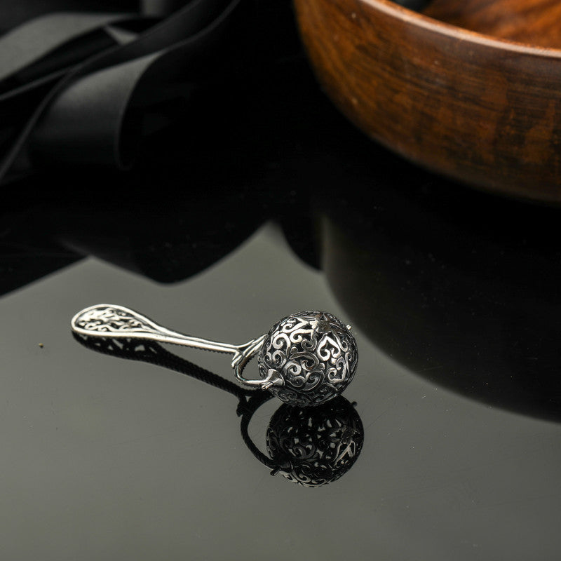 Silver Rattle Toy for Baby