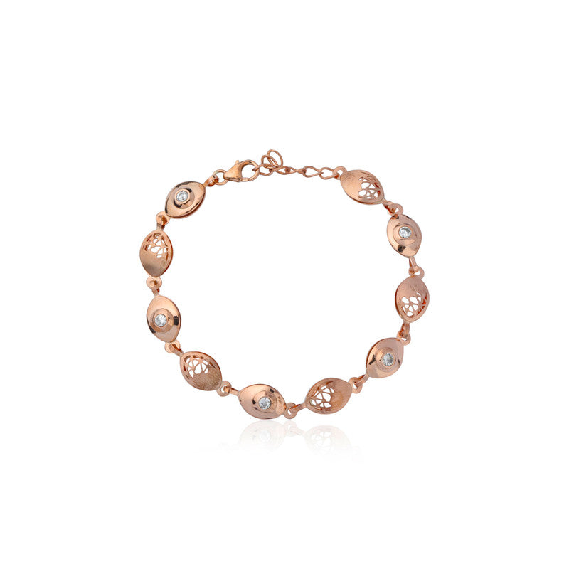 Hexa Oval Silver Bracelet