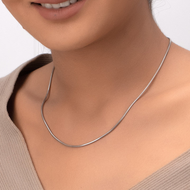 Sleek 925 Silver Snake Chain