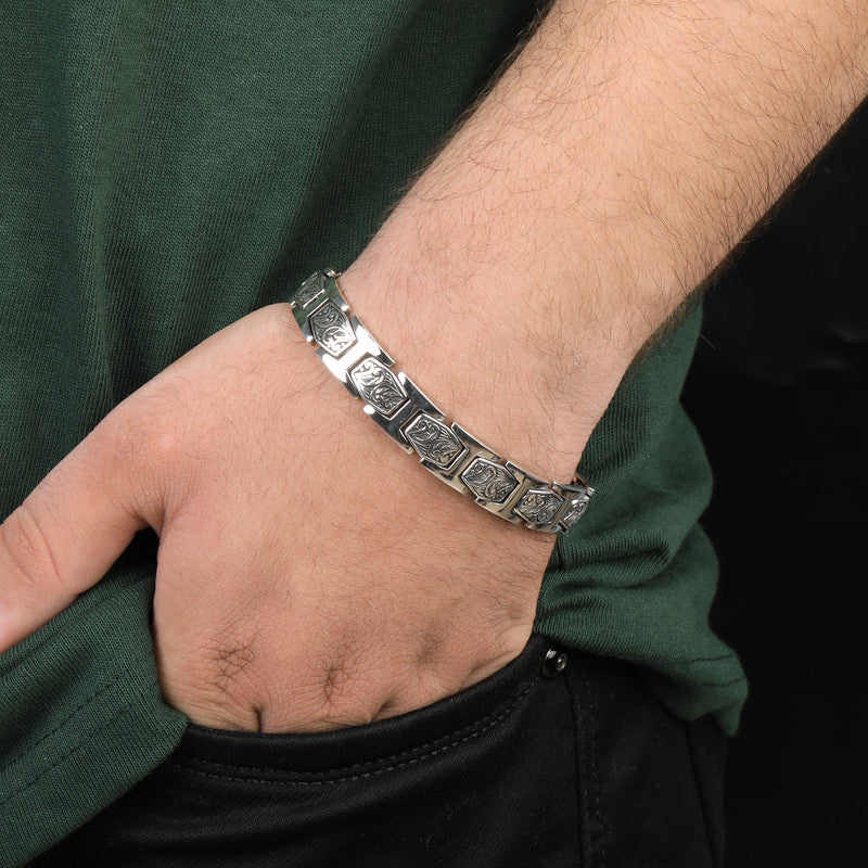 925 Silver Macho Watch Bracelet