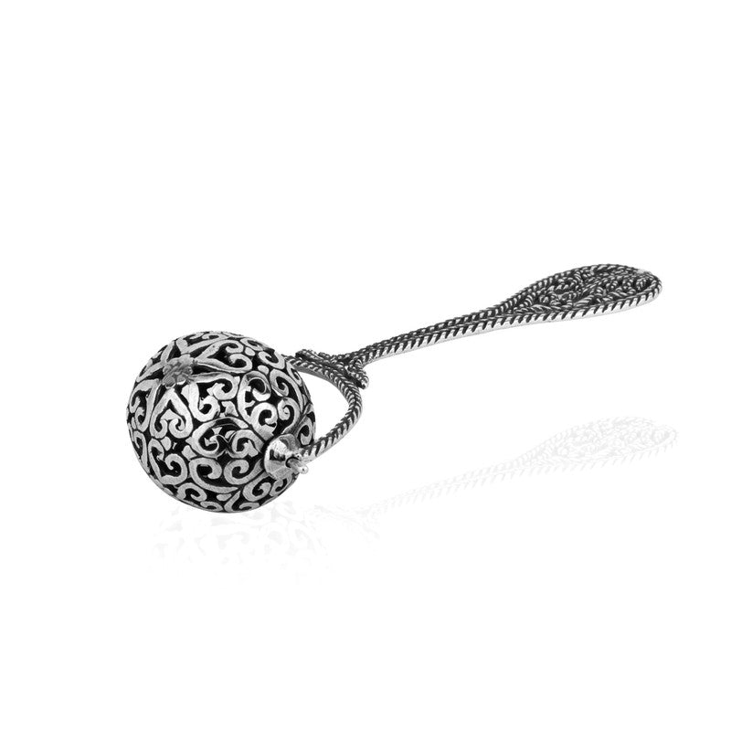 Silver Rattle Toy for Baby