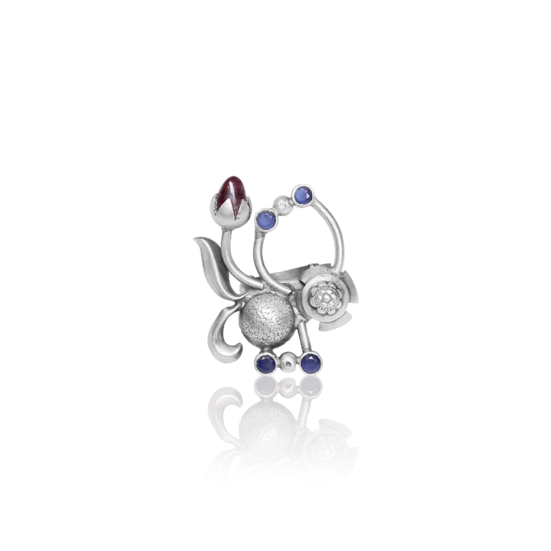 925 Oxidised Silver Classy Ring – Stylish Jewellery for Navratri, Diwali & Wedding Festivities"