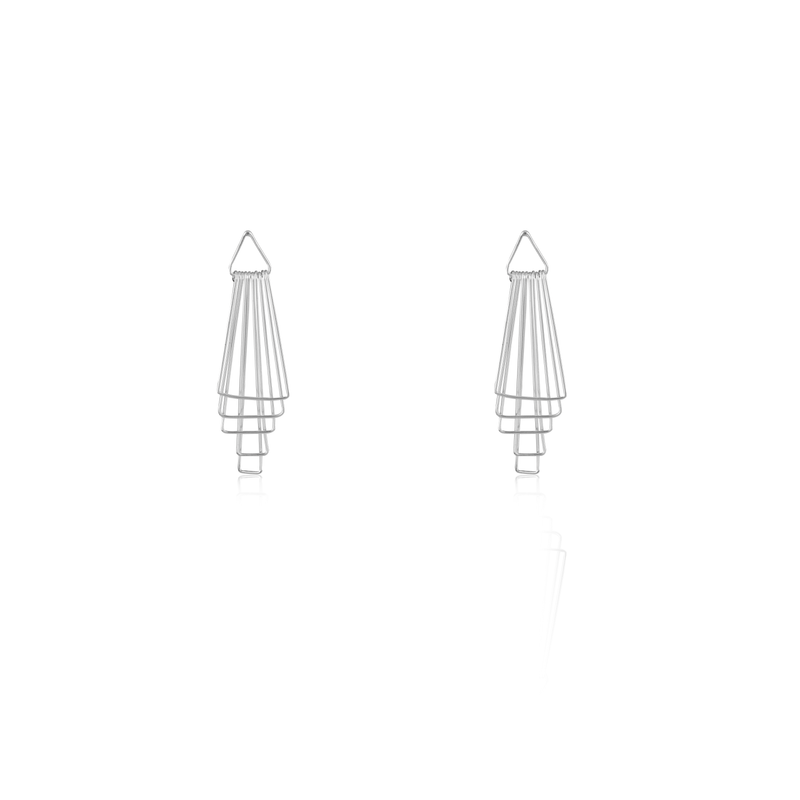 925 Silver Art Deco Earrings with vintage-inspired design, perfect for festive occasions and daily wear.