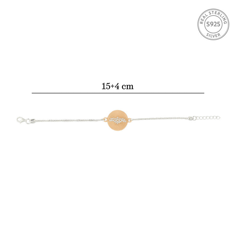 925 silver rakhi for kids with adjustable size 15+4 cm – pure silver Raksha Bandhan gift
