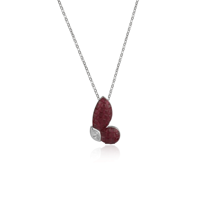 925 Silver Butterfly Stylish Pendant with elegant butterfly design, perfect for festive occasions and daily wear.