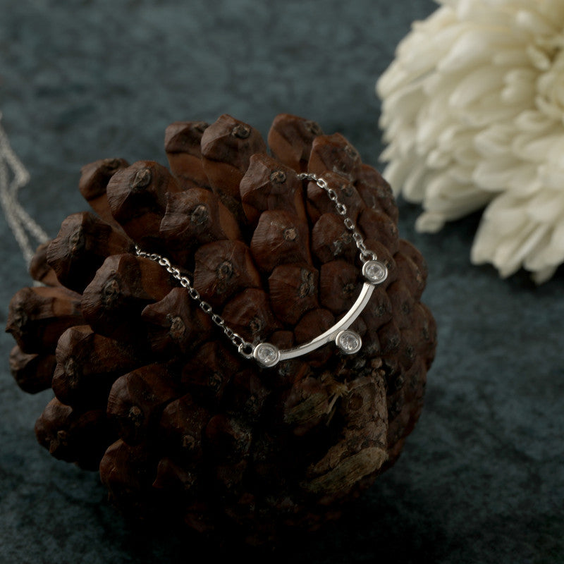 925 Silver Dazzling Pendant beautifully displayed in a festive flatlay – perfect silver jewelry gift for loved ones.