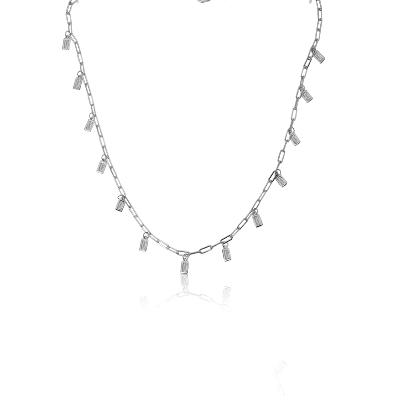 925 Silver Delicate Dream Necklace with elegant pendant design, perfect for festive occasions and daily wear.