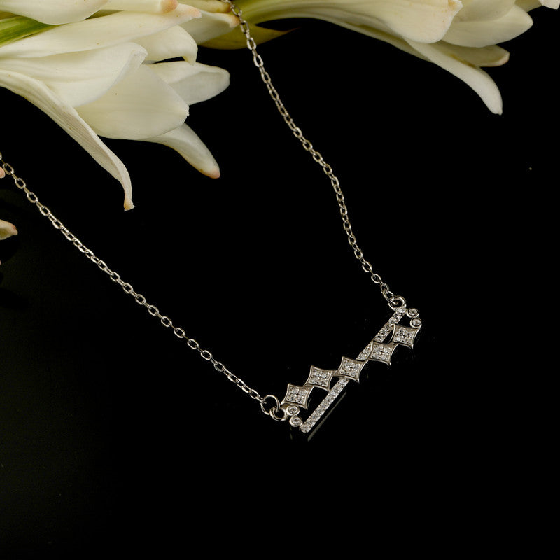 925 Silver Diamond Cut Pendant beautifully displayed in a festive flatlay – perfect silver jewelry gift for loved ones