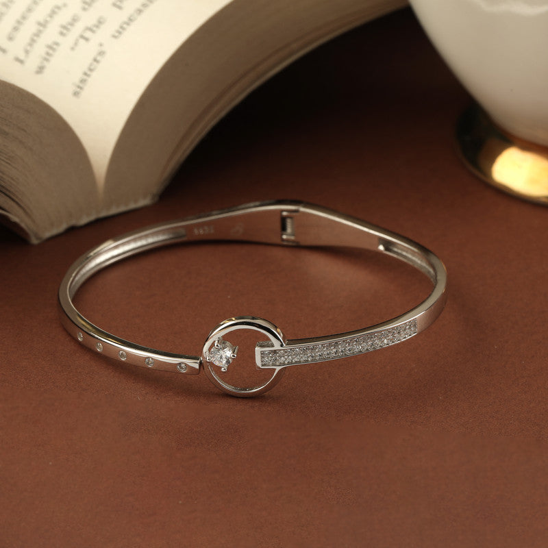 925 Silver Forever Bracelet – Premium Silver Gift for Rakhi, Karwa Chauth & Diwali.