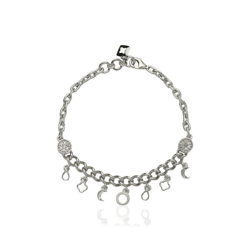 925 Silver Galaxy Bracelet – Elegant festive silver jewelry gift for Diwali & Rakhi.