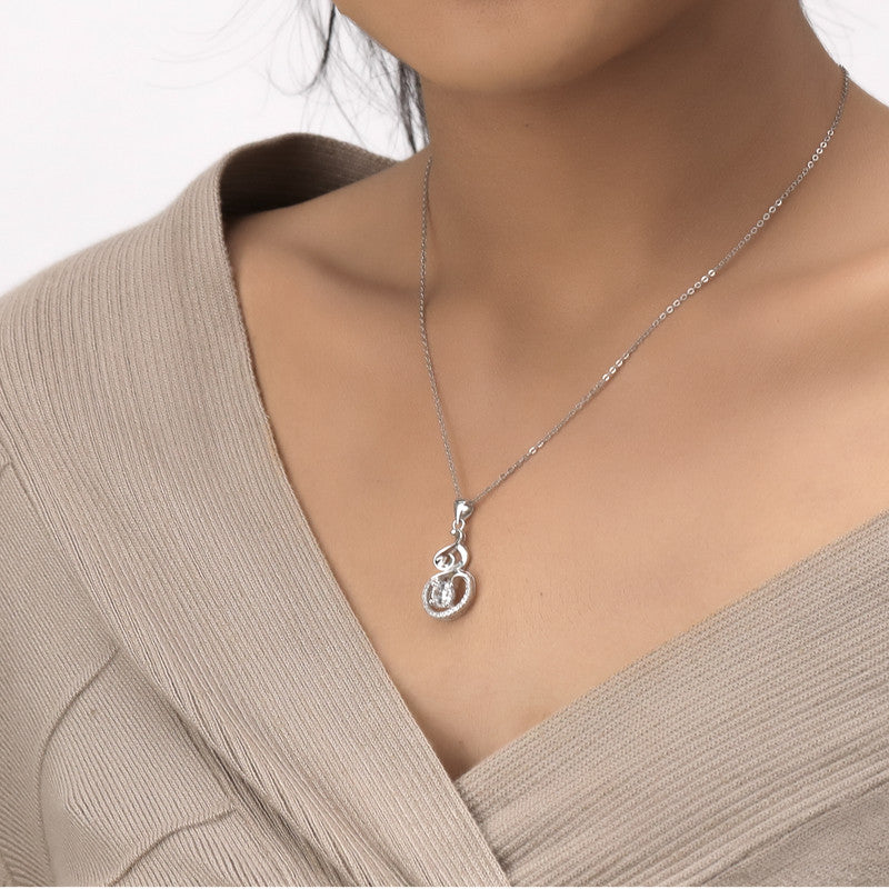 Elegant 925 silver love pendant for Diwali and wedding celebrations