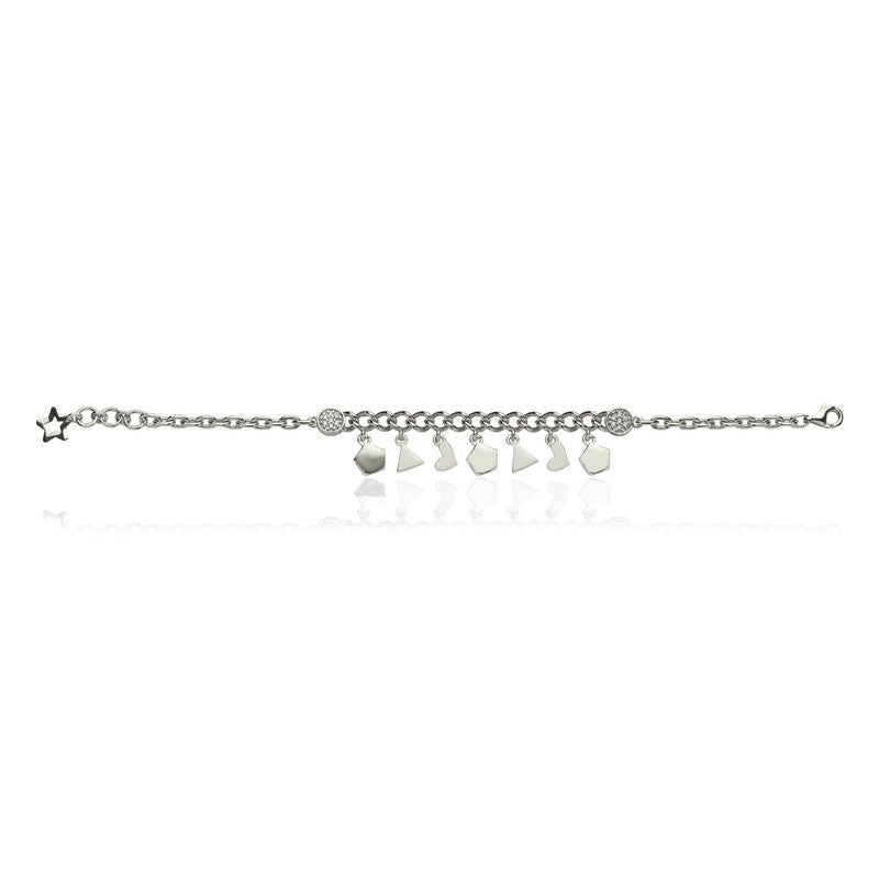 Shimmering 925 Silver Love Triad Bracelet – Premium festive-ready silver accessory for gifting.