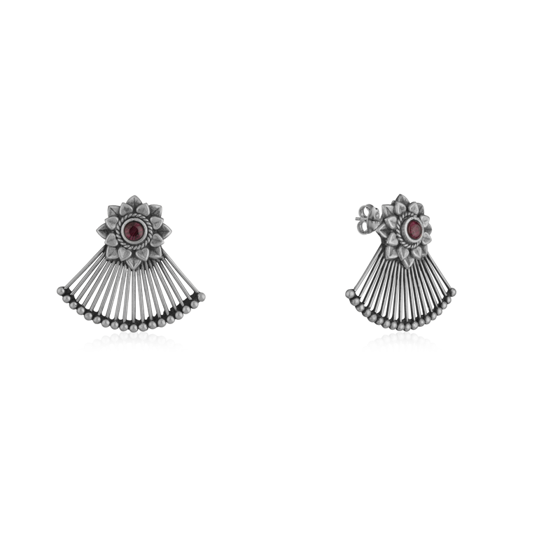 925 Silver Pankhi Earrings product image – classic sterling silver jewellery with polished finish.