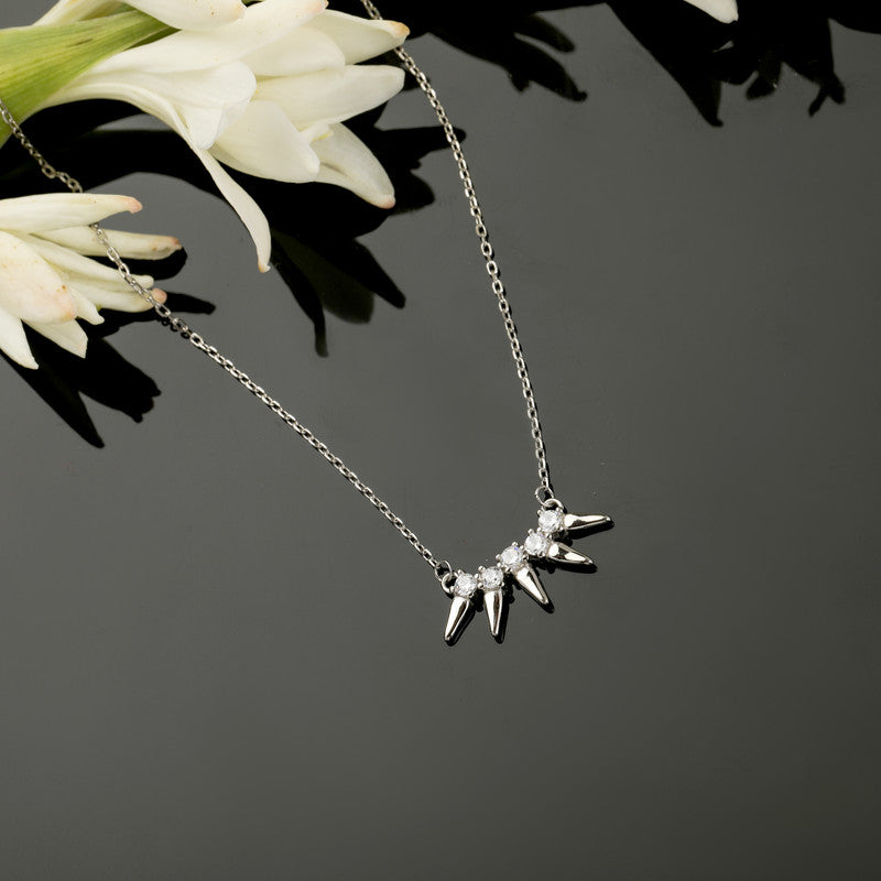 925 Silver Sparkle Pendant beautifully displayed in a festive flatlay – perfect silver jewelry gift for loved ones.