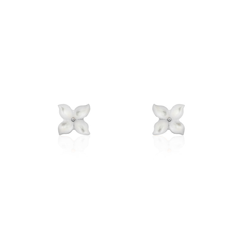 925 Silver Spinning Leaf Design Earrings for women – elegant festive jewelry gift for Diwali, Karwa Chauth, and weddings.