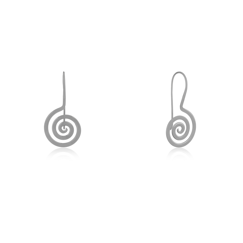 925 Silver Spiral Earrings product image – classic sterling silver jewellery with polished finish.