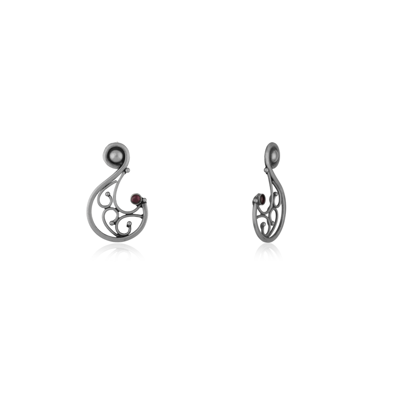 925 Silver Swirl Earrings product image – classic sterling silver jewellery with polished finish.