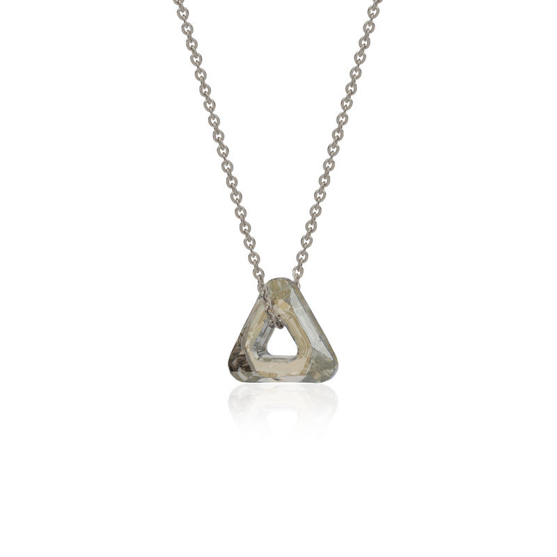 Elegant 925 Silver Trigo Pendant Necklace – perfect festive silver jewelry for Diwali, Rakhi, and wedding celebrations.