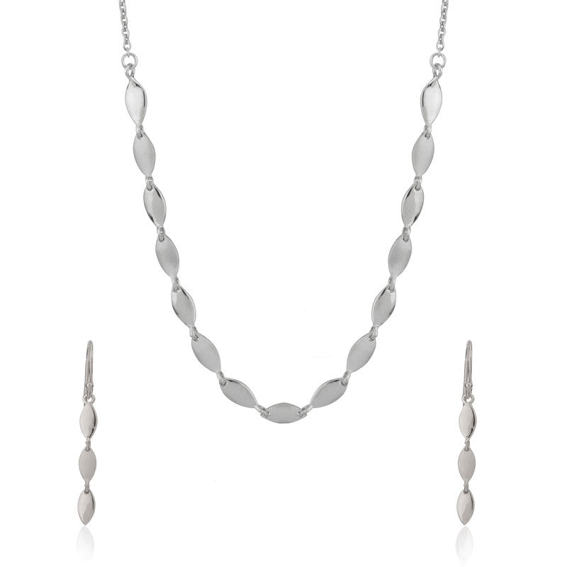 925 Silver Twisted Rope Chain Necklace displayed on plain white background