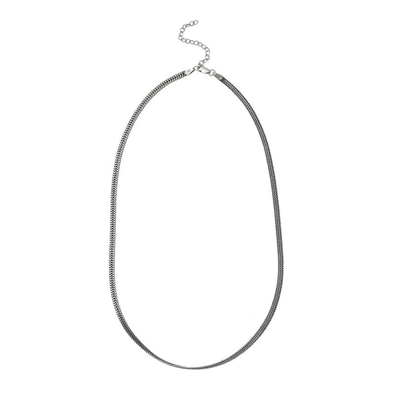 925 Sterling Silver Mufasa Chain Necklace for Men – Heavy Designer Silver Chain Jewelry