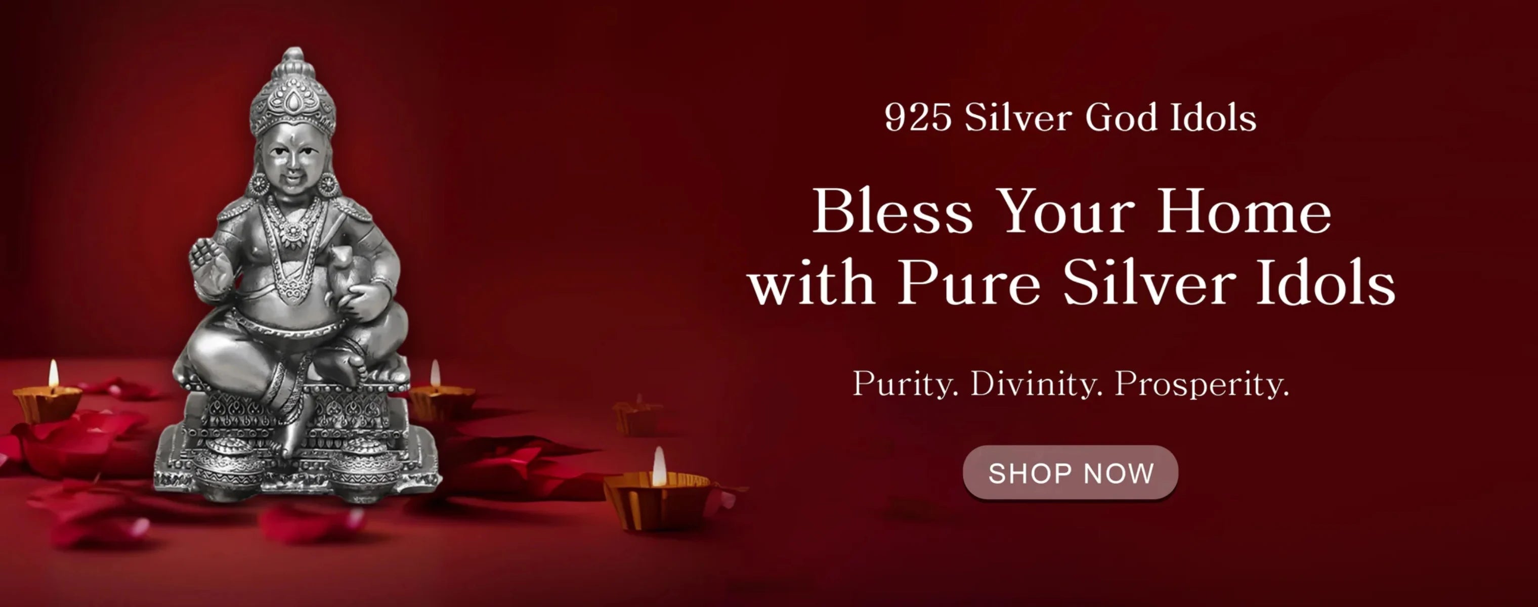 925 silver idol banner 