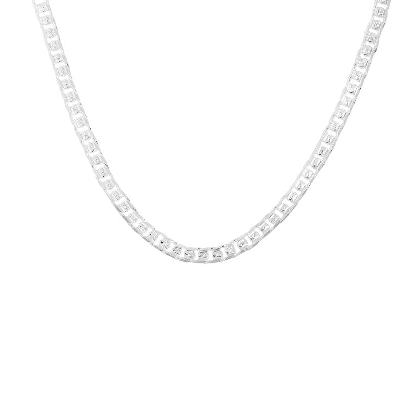 Silver Heavy CURB 8 Chain