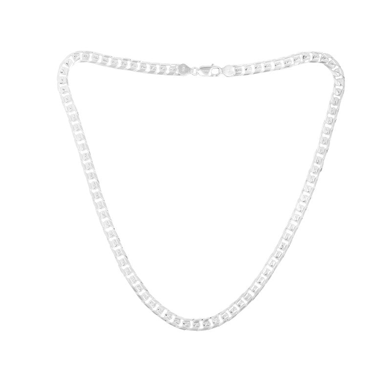 Silver Heavy CURB 8 Chain