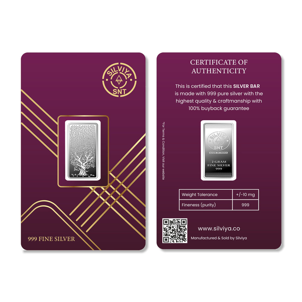 999 Pure Silver Banyan Tree Coin: Unique & Auspicious Gift