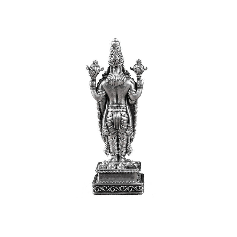 925 Silver Tirupati Balaji 3D Idol