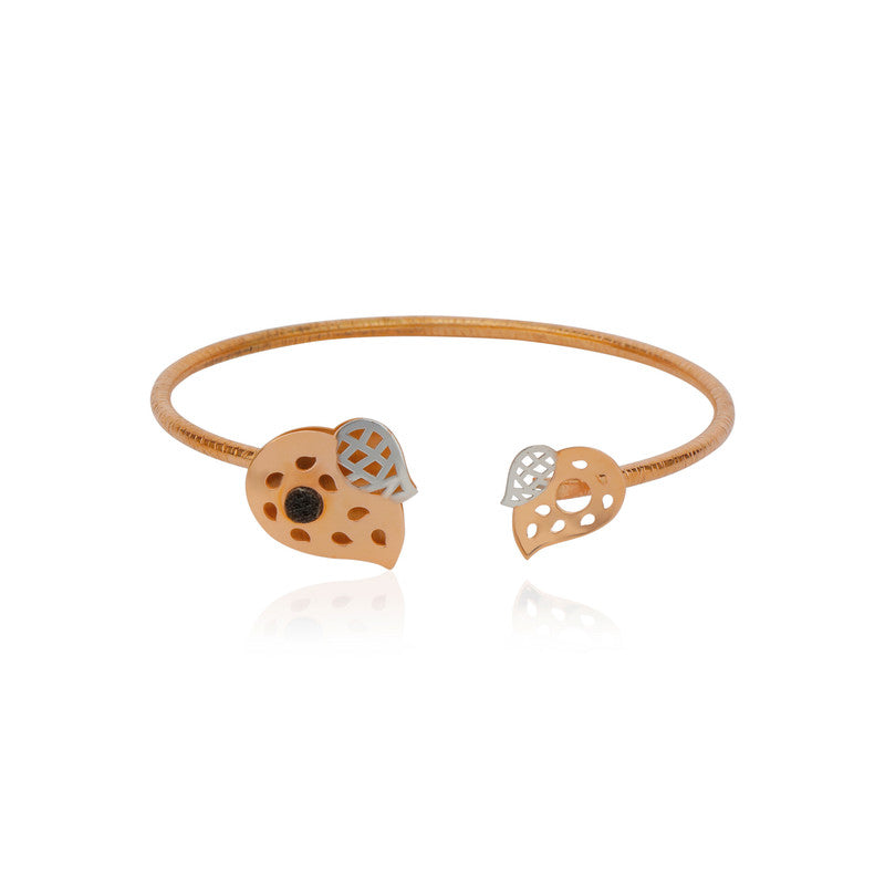 Dual Leaf Silver Bracelet – Luxury 925 Silver Jewellery for Diwali, Anniversary & Special Occasions