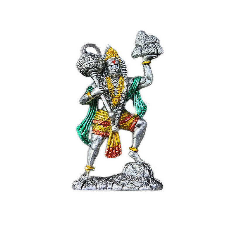 925 Silver Hanuman 3D Idol